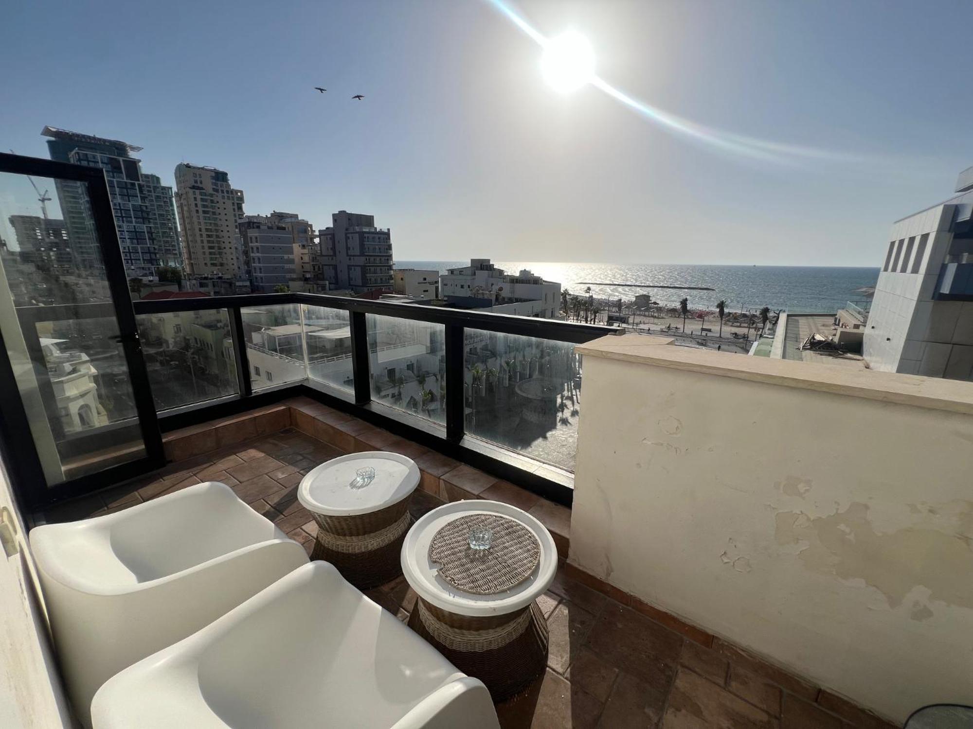 3Bedrooms Suite With Balcony And Shelter Yarkon15 Тел Авив Екстериор снимка